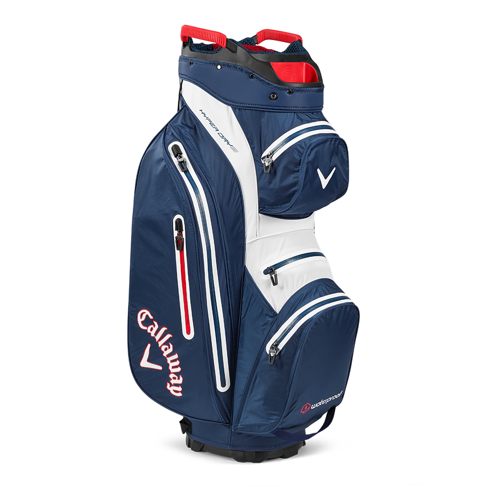 Callaway Hyper Dry 15 cartbag blauw/wit