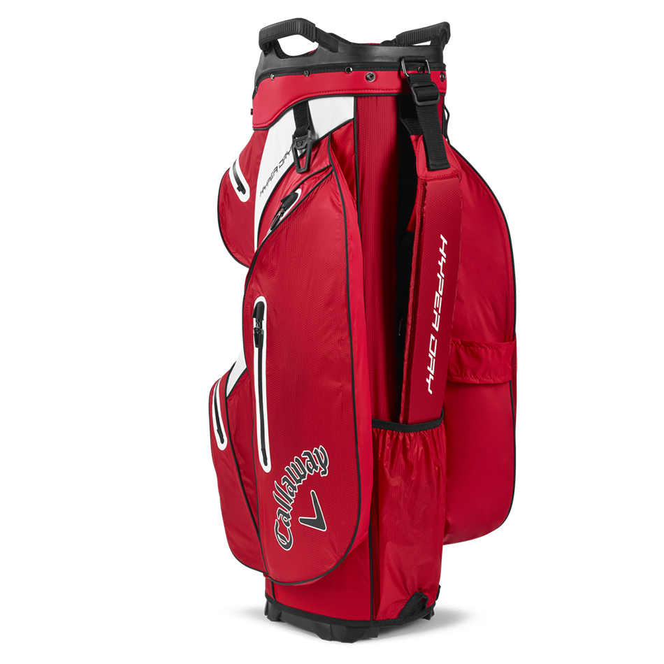 Callaway Hyper Dry 15 cartbag rood/wit