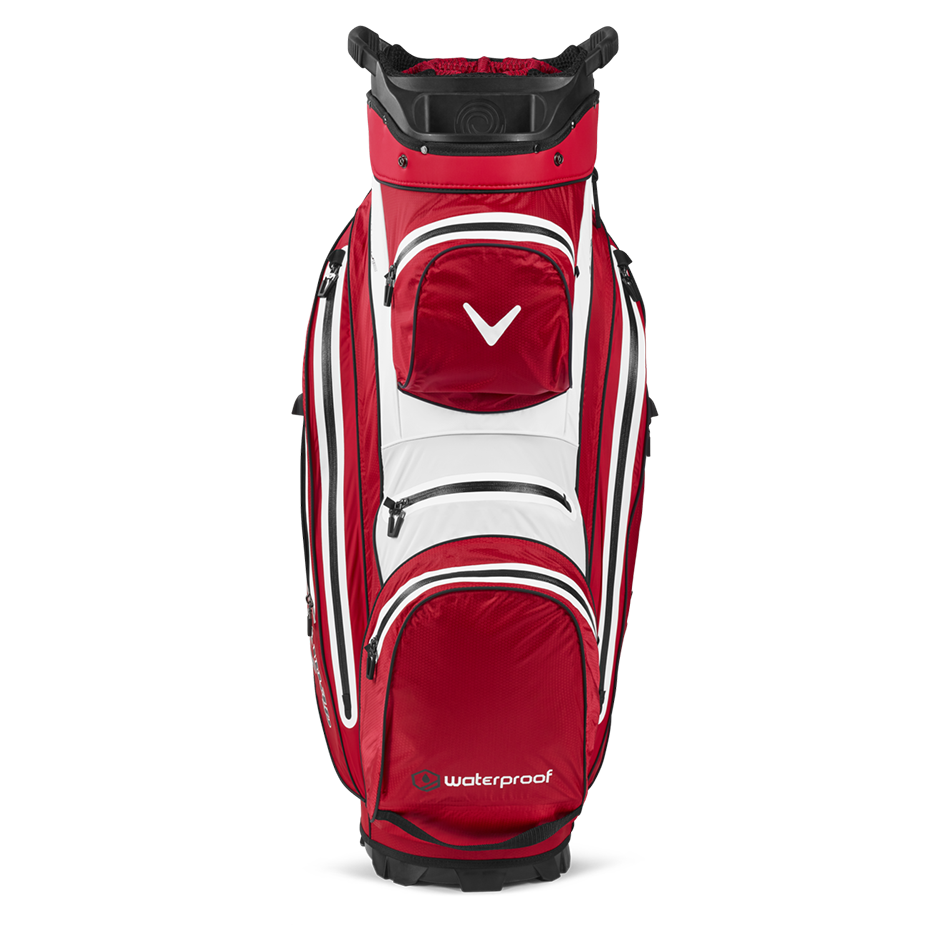 Callaway Hyper Dry 15 cartbag rood/wit