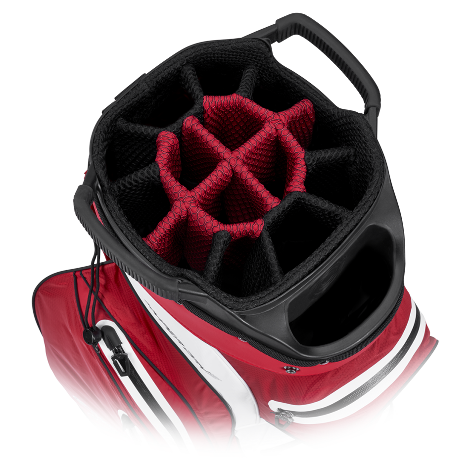 Callaway Hyper Dry 15 cartbag rood/wit