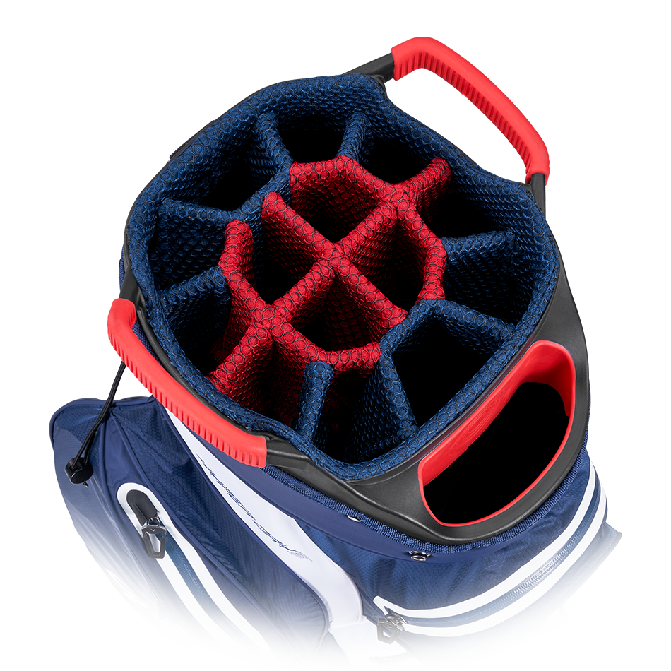 Callaway Hyper Dry 15 cartbag blauw/wit