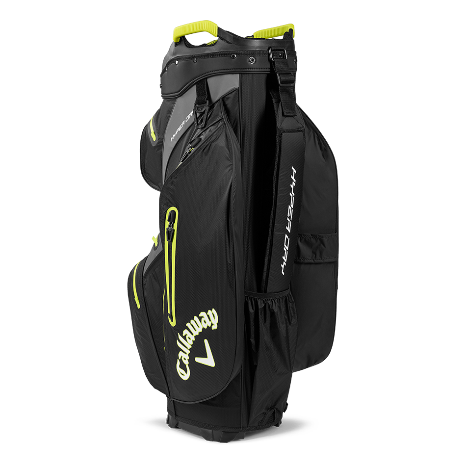Callaway Hyper Dry 15 cartbag zwart/grijs/lime