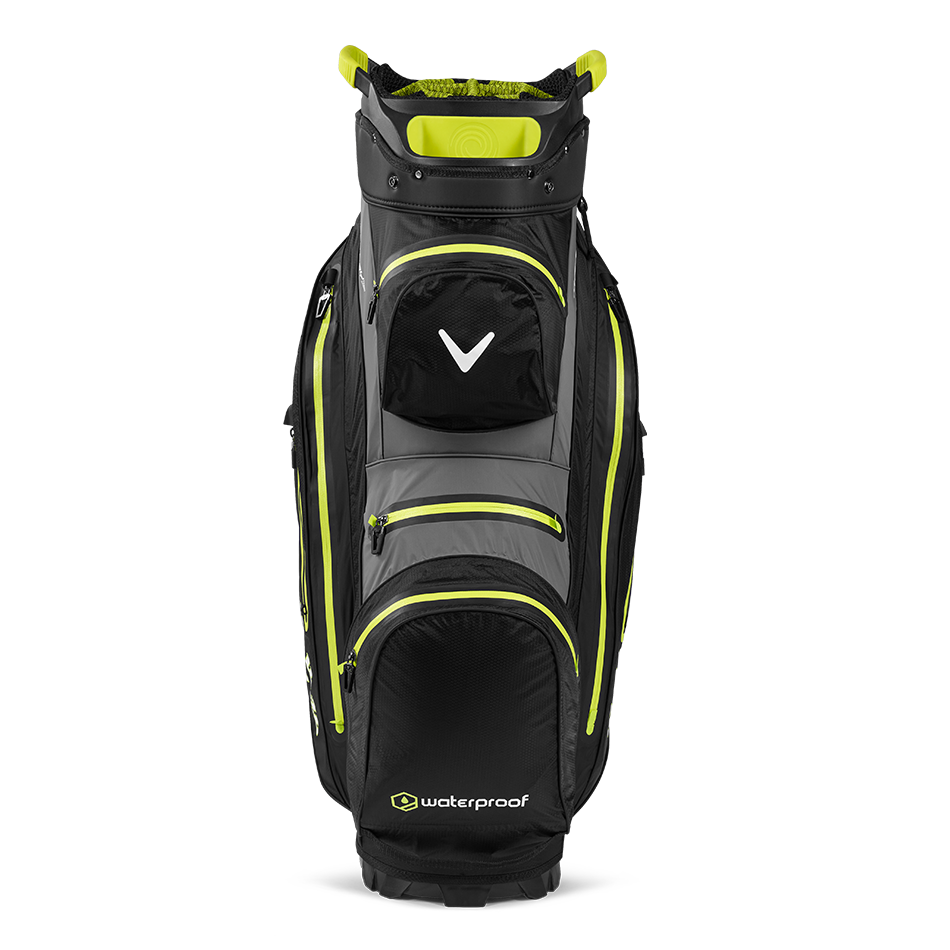 Callaway Hyper Dry 15 cartbag zwart/grijs/lime