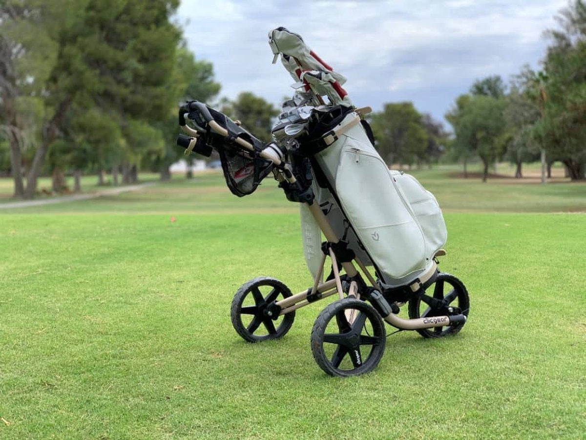 Clicgear 4.0 golftrolley rose