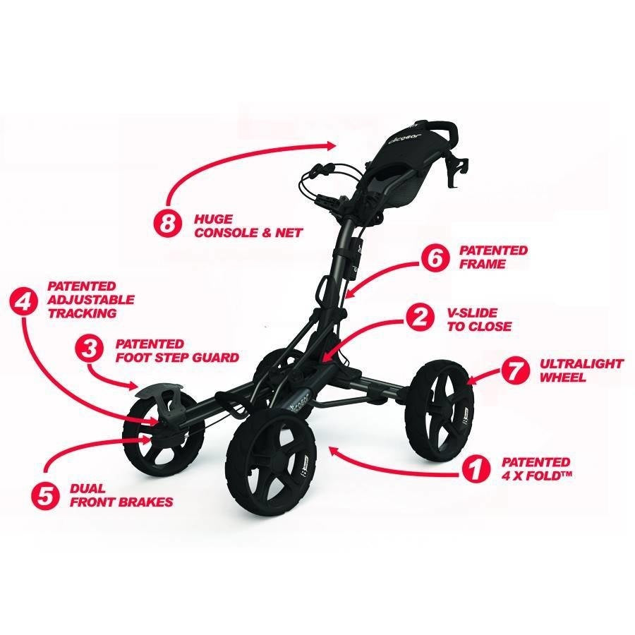 Clicgear 8.0 plus golftrolley wit