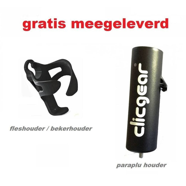 Clicgear 8.0 plus golftrolley zilver