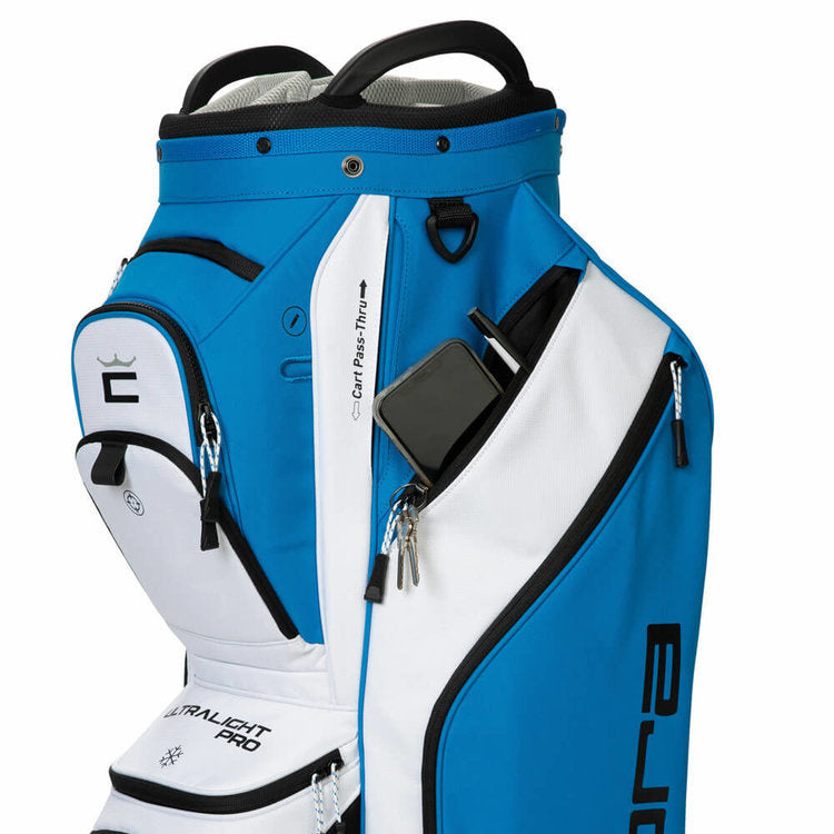 Cobra Ultralight Pro cartbag blauw/wit