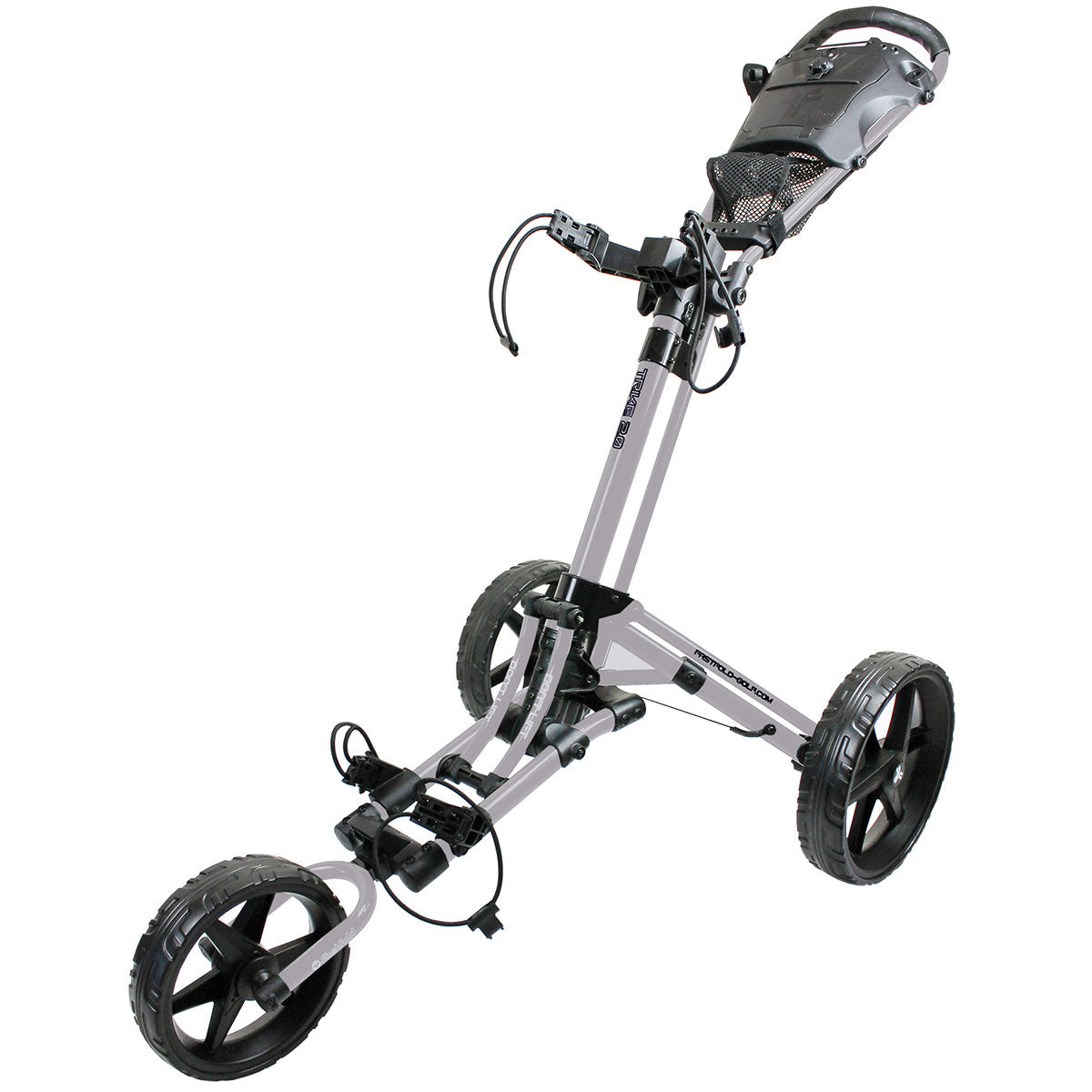 Fastfold Trike 2.0 golftrolley zilver
