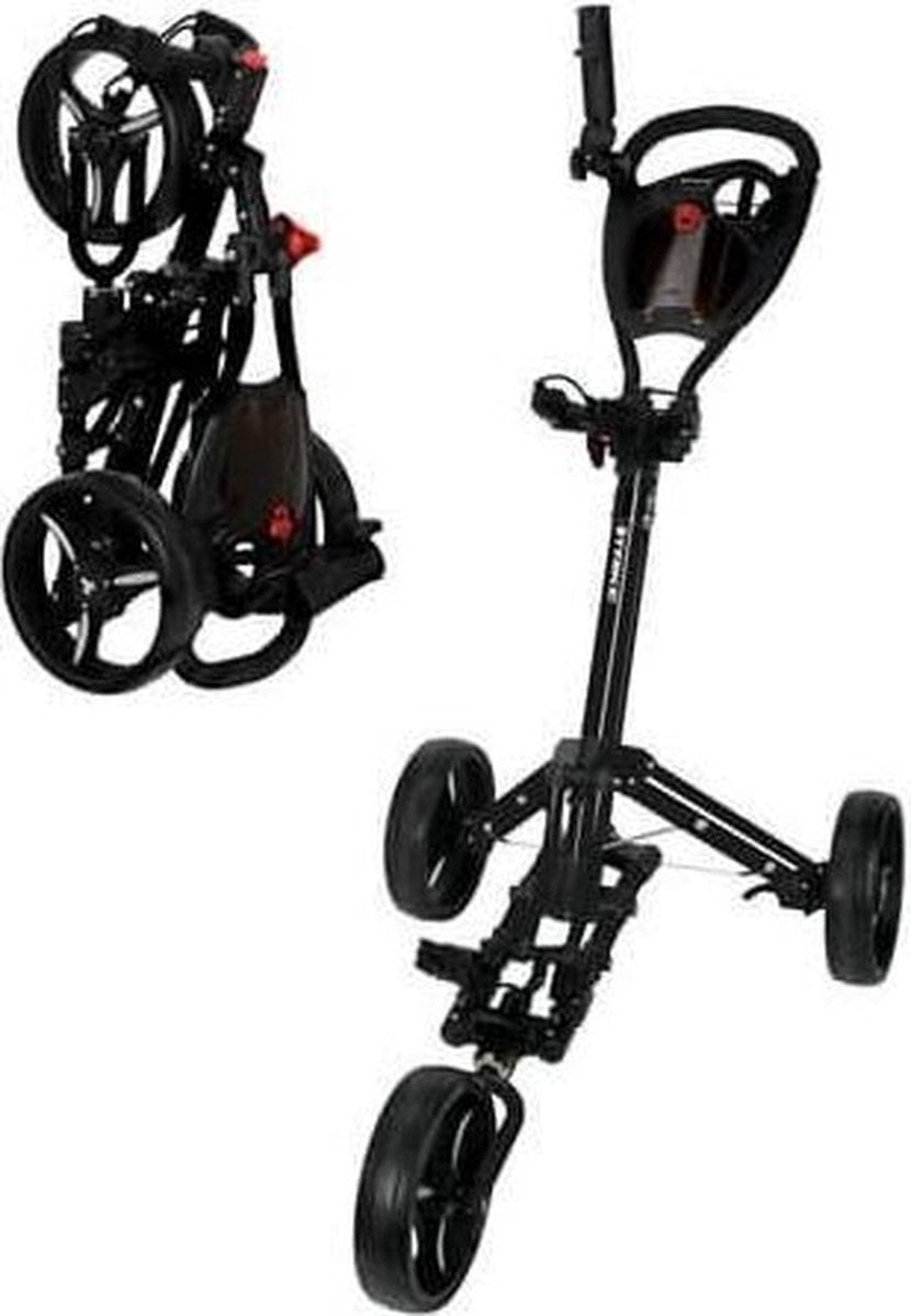 Fastfold Trike 2.0 golftrolley grijs/zwart