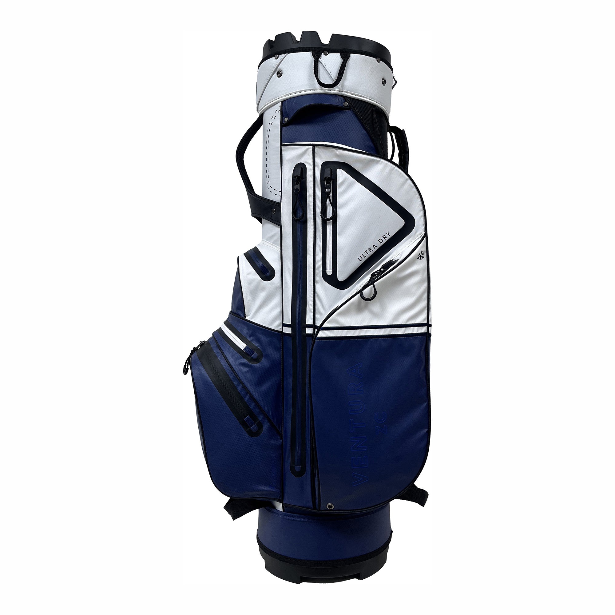 Fastfold 10 Ventura cartbag blauw/wit