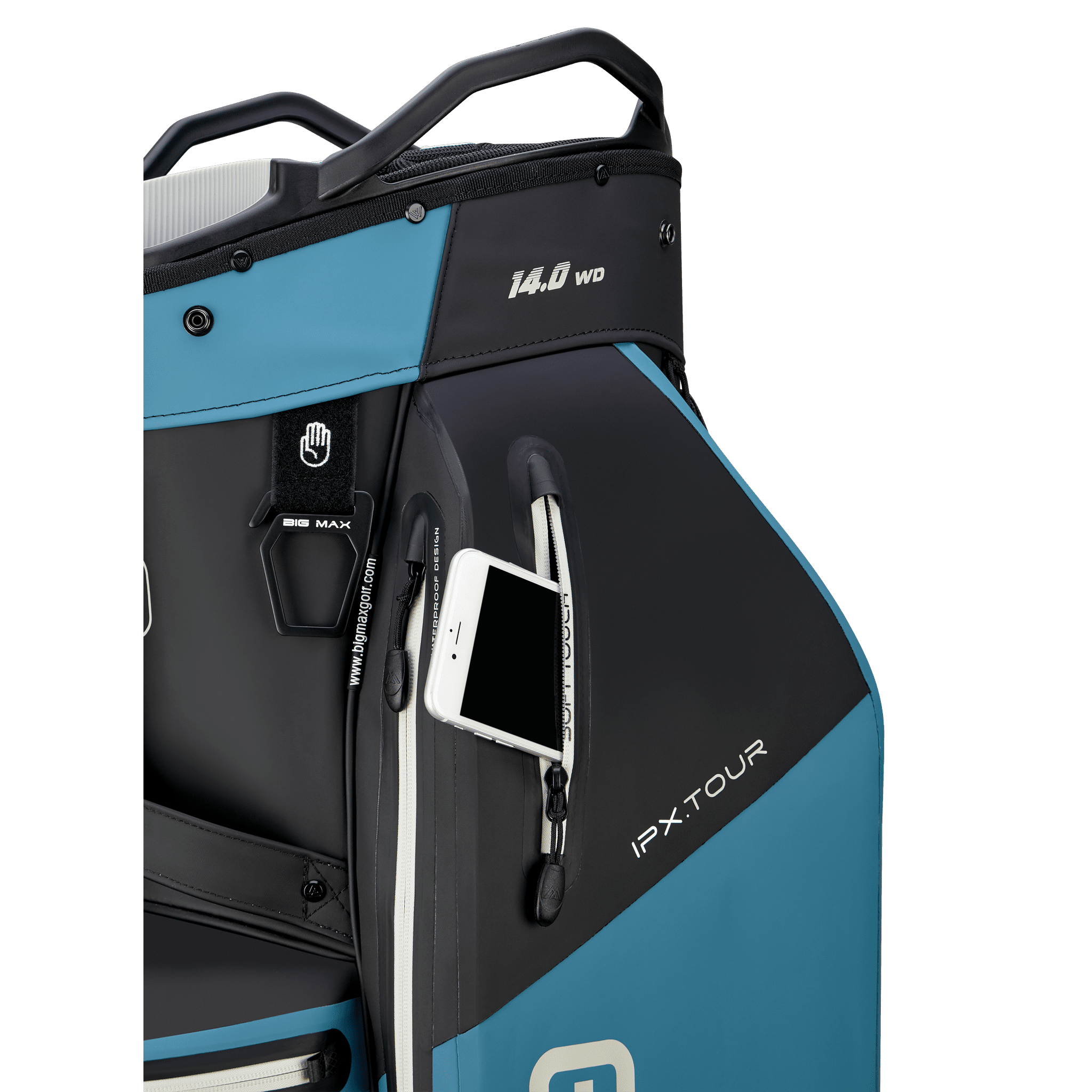 Big Max AQUA IPX Tour cartbag zwart/blauw