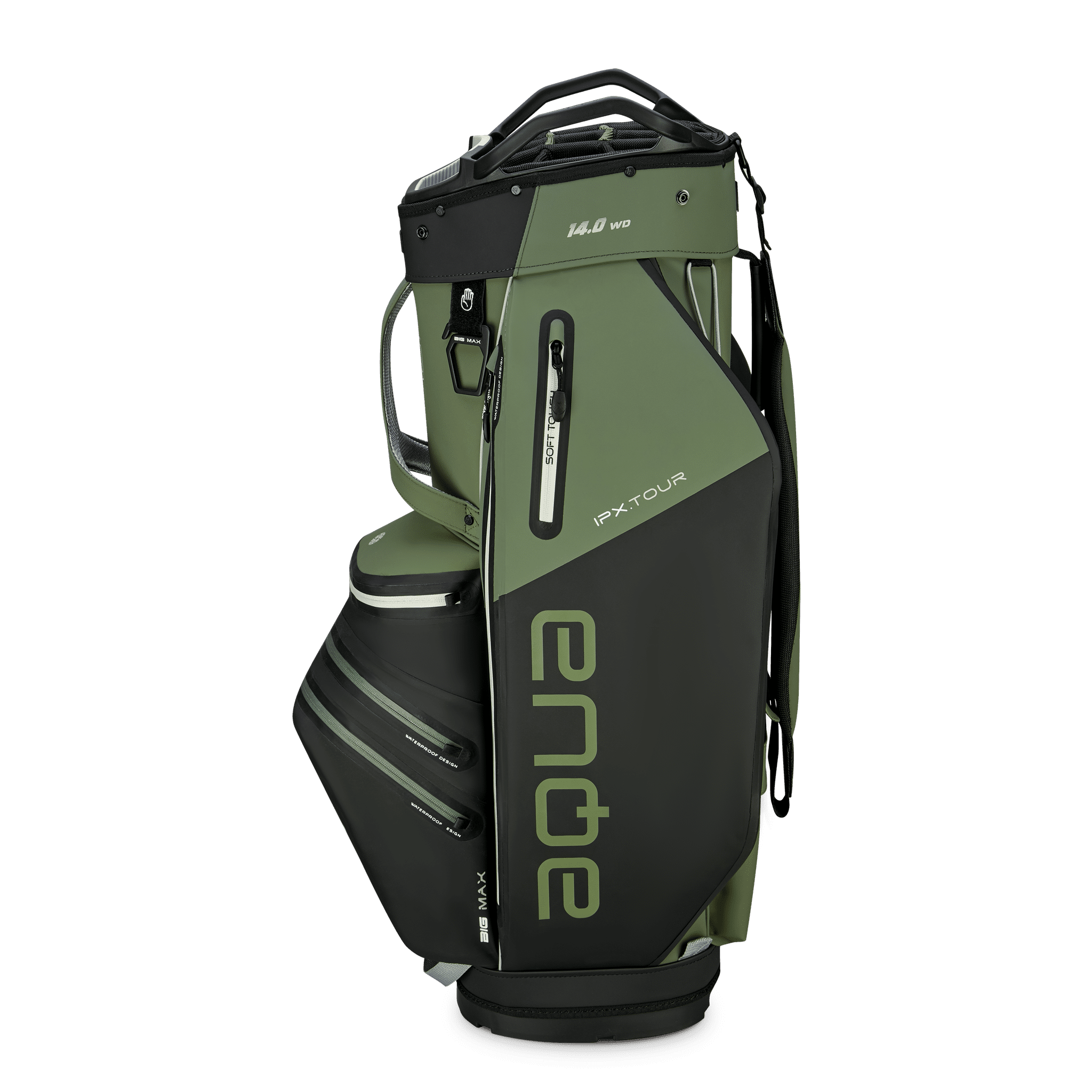 Big Max AQUA IPX Tour cartbag groen/zwart