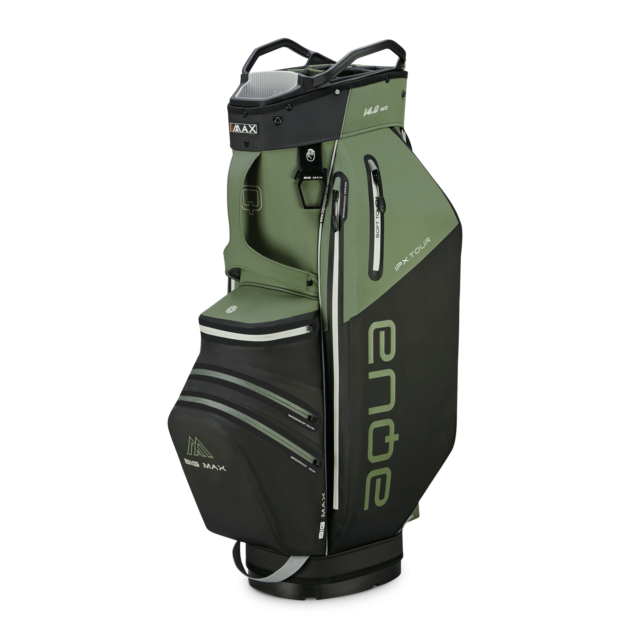 Big Max AQUA IPX Tour cartbag groen/zwart
