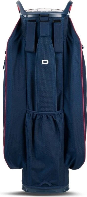 Ogio All Elements Silencer cartbag rood/wit/blauw