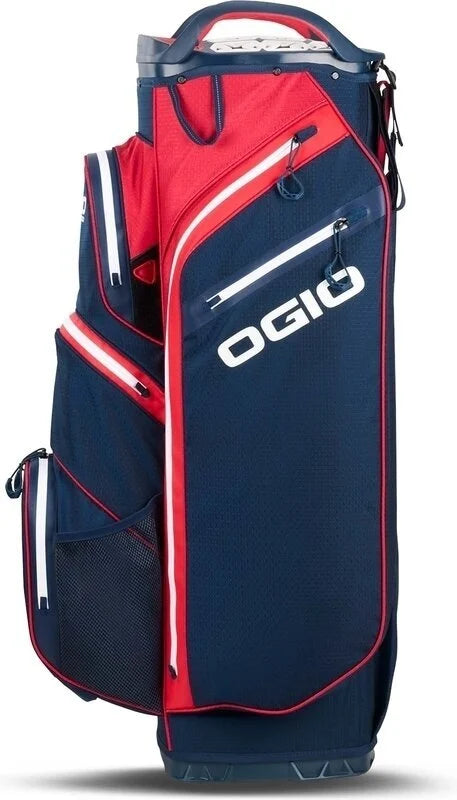 Ogio All Elements Silencer cartbag rood/wit/blauw