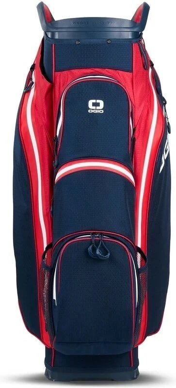 Ogio All Elements Silencer cartbag rood/wit/blauw