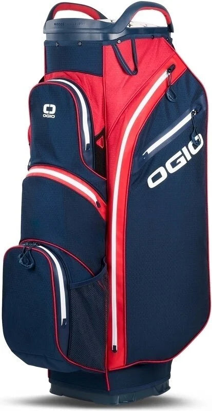 Ogio All Elements Silencer cartbag rood/wit/blauw