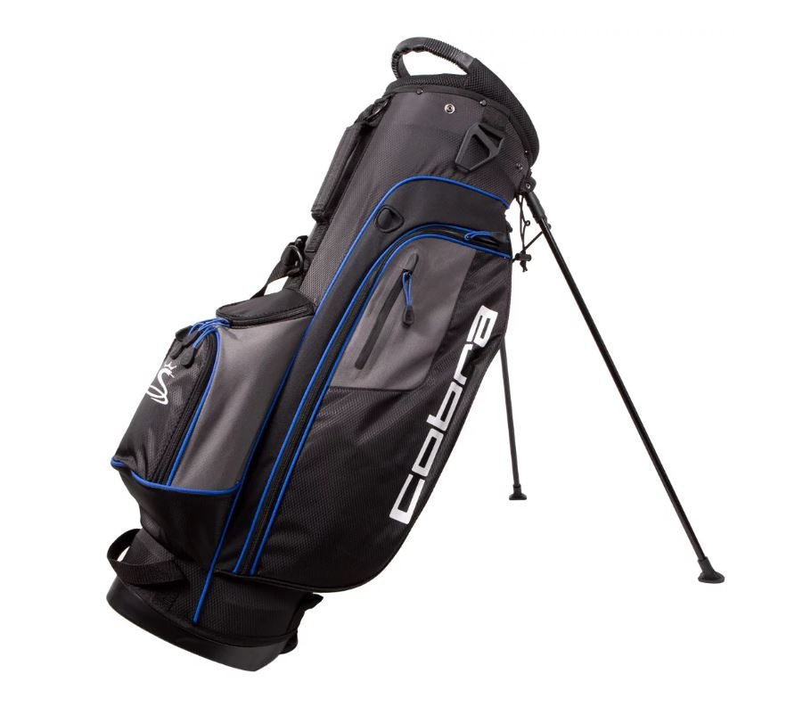 Cobra SMU Golftas - Standbag - Draagtas - Zwart Blauw