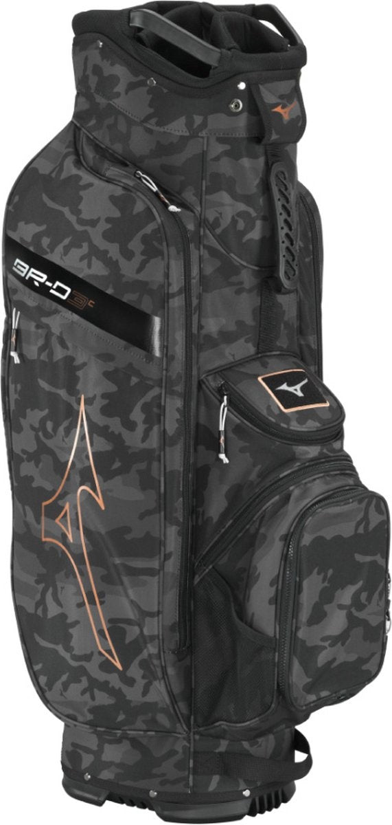 Mizuno BR D3 cartbag zwart/camo/koper