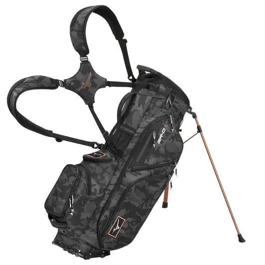 Mizuno BR DX hybrid standbag  zwart/camo/koper