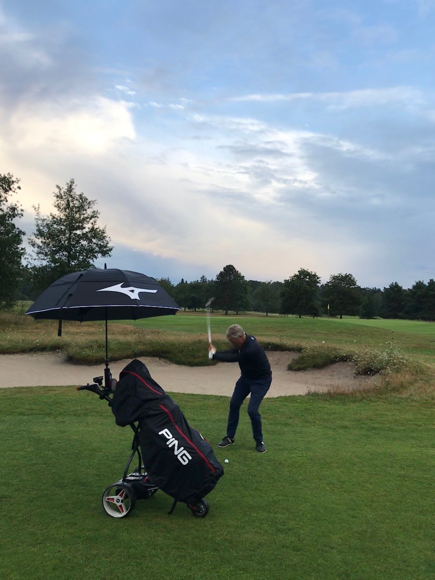 Mizuno Twin Canopy Umbrella golfparaplu