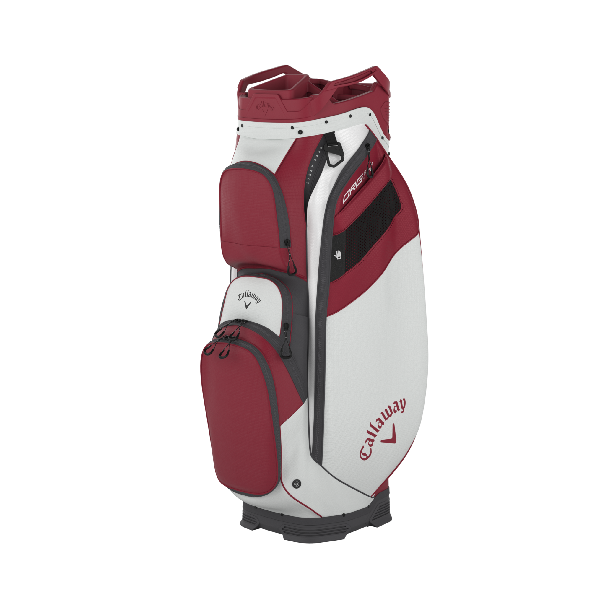 Callaway Org 14 cartbag wit/rood