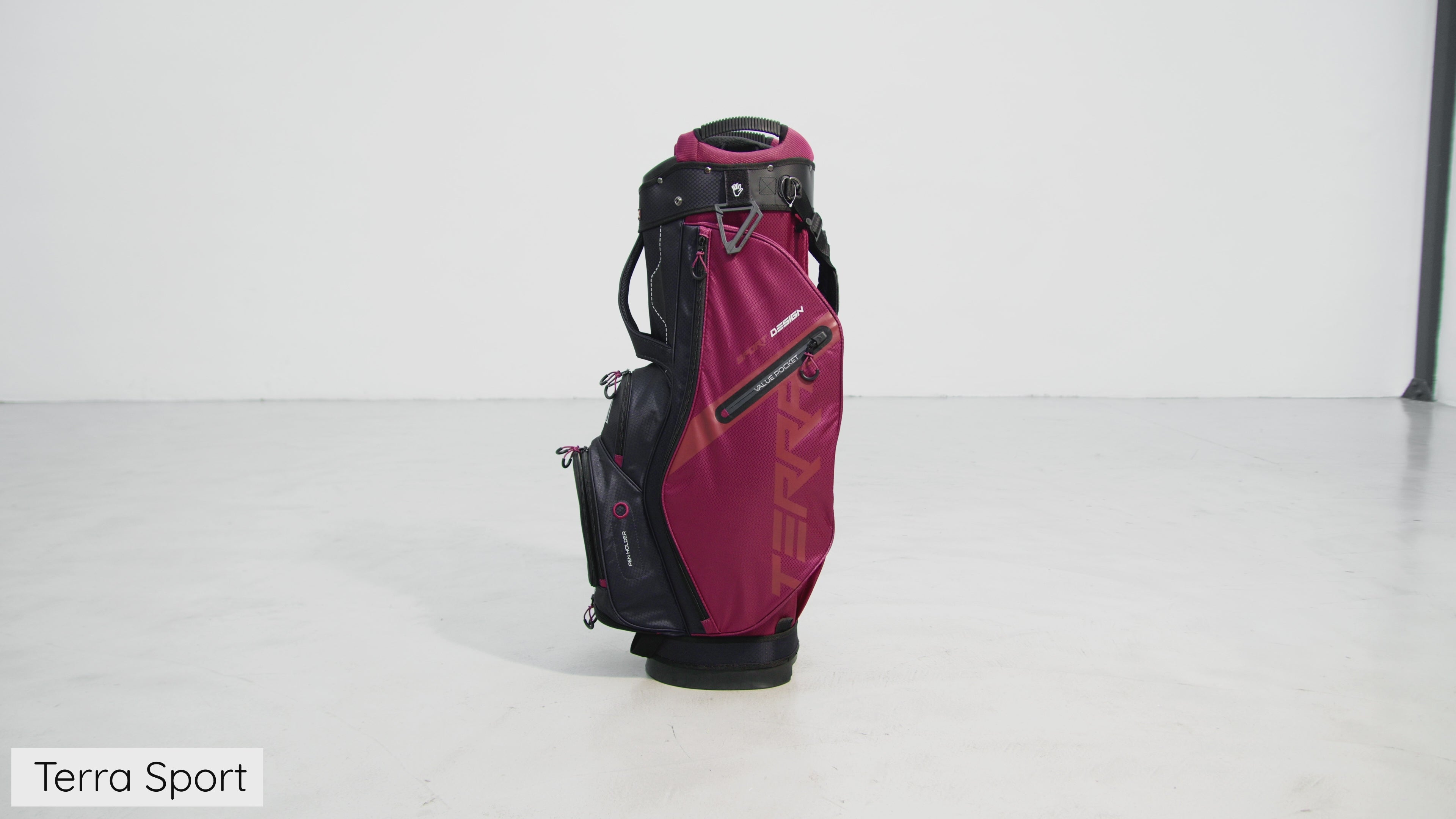 Big Max Terra Sport cartbag Steel Blue-Fuchsia