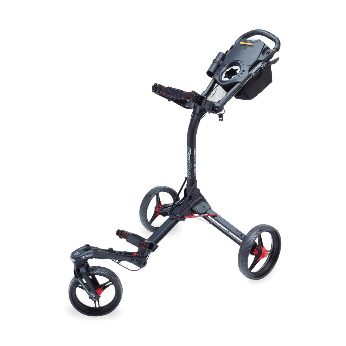 BagBoy TriSwivel II golftrolley zwart/rood