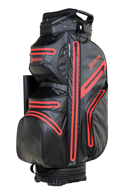 Srixon Weatherproof Cartbag zwart/rood