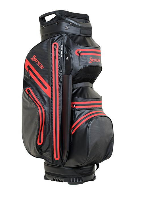 Srixon Weatherproof Cartbag zwart/rood