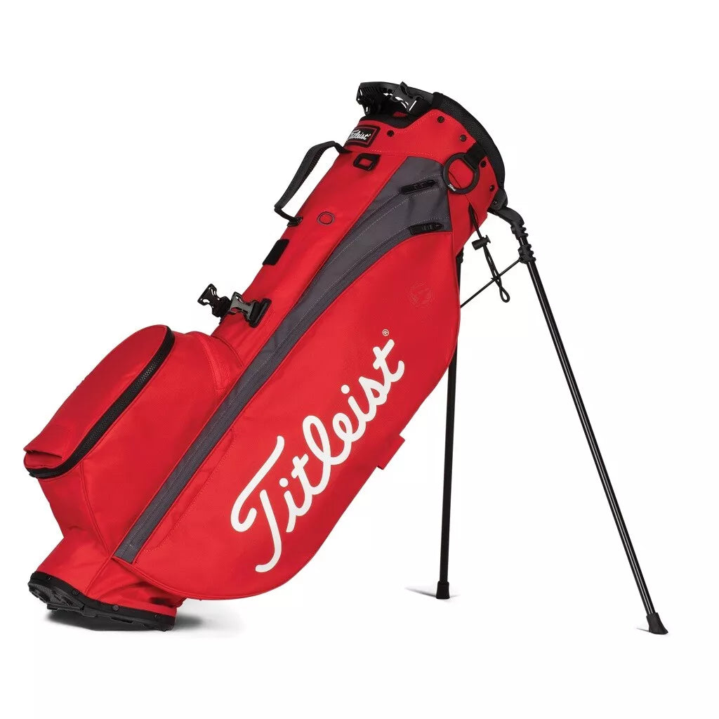 Titleist Players 4 standbag rood
