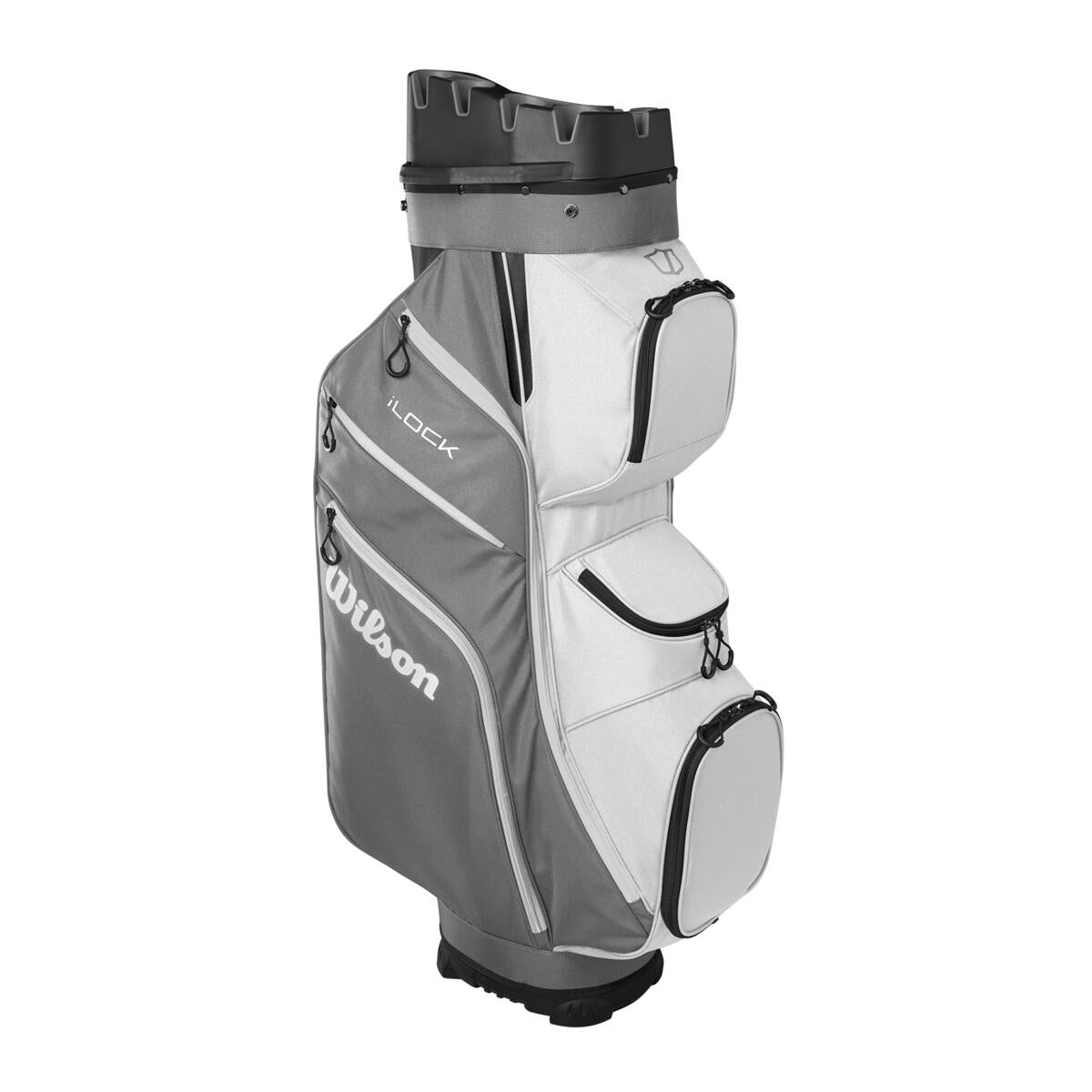 Wilson Staff I Lock cartbag grijs/wit/zwart