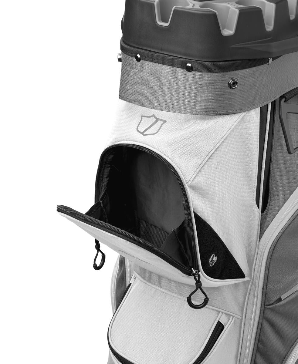 Wilson Staff I Lock cartbag grijs/wit/zwart