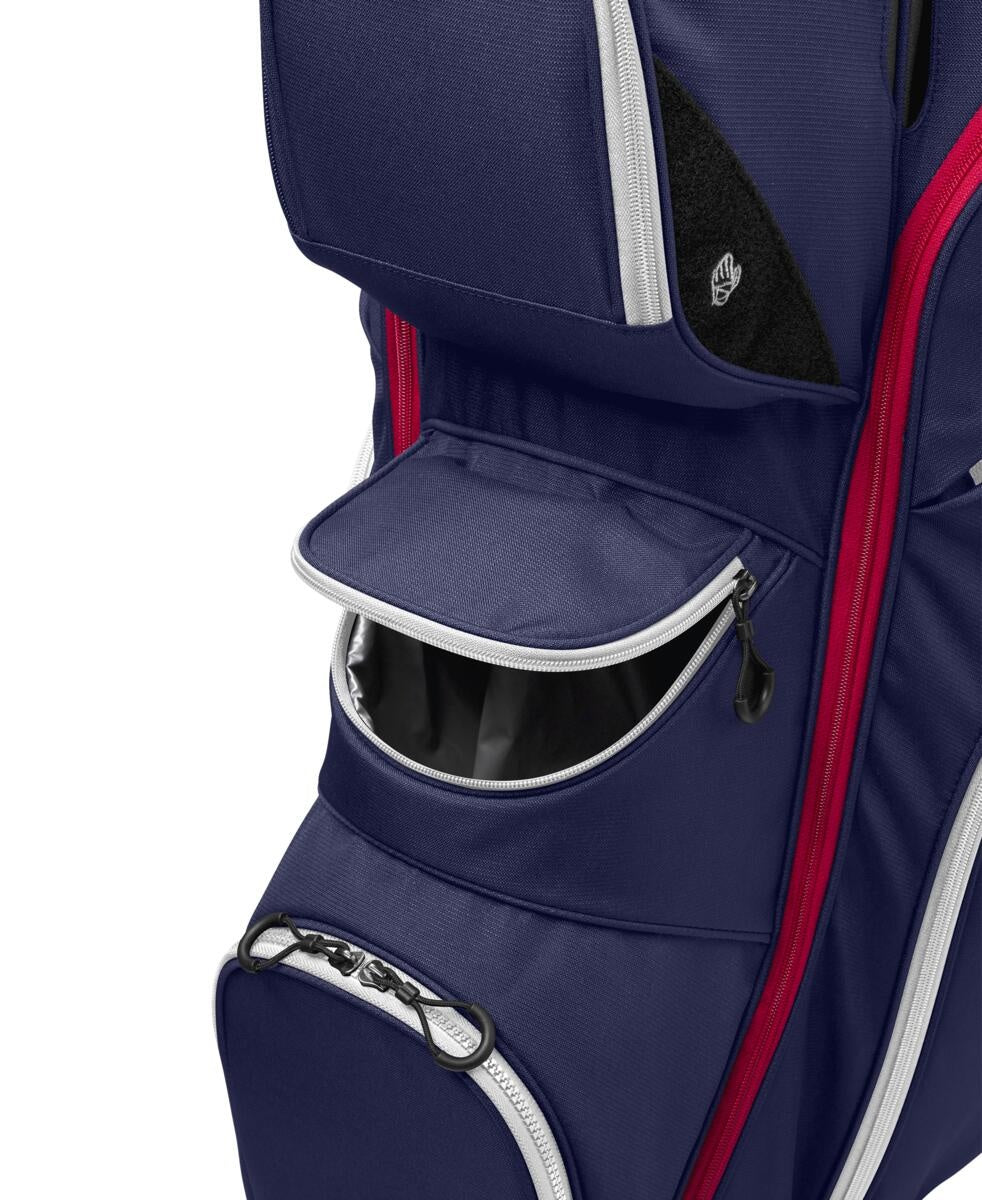 Wilson Staff I Lock cartbag navy/wit/rood