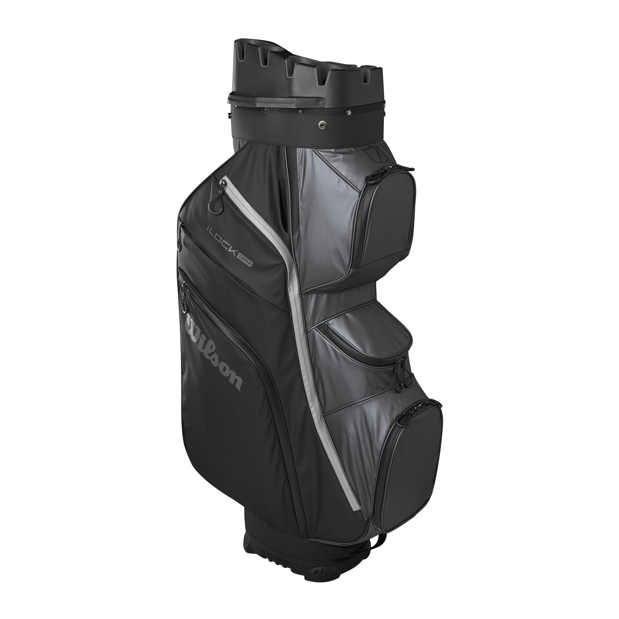 Wilson Staff I Lock Dry cartbag  grey/khaki/orange