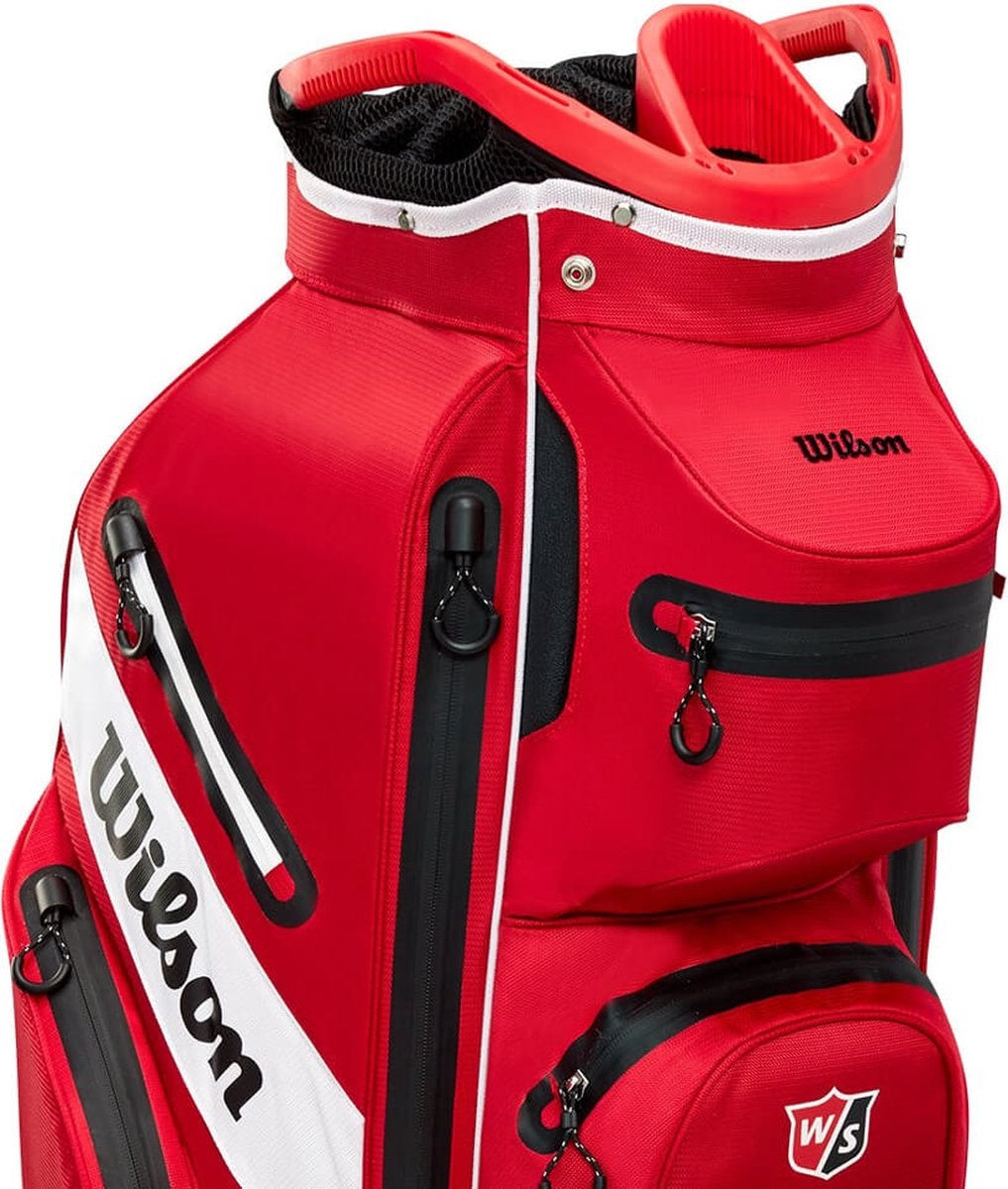 Wilson Staff Exo Dry cartbag rood