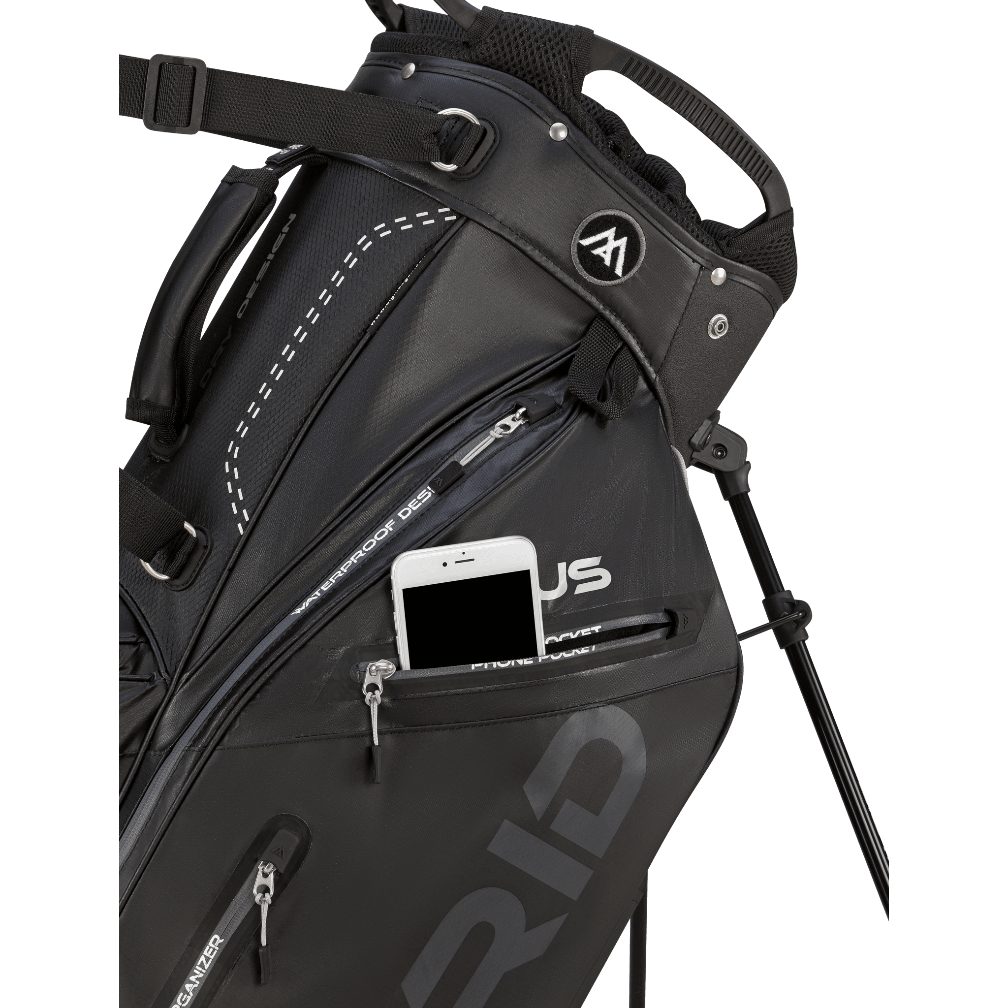 Big Max Dri Lite Hybrid Plus standbag zwart